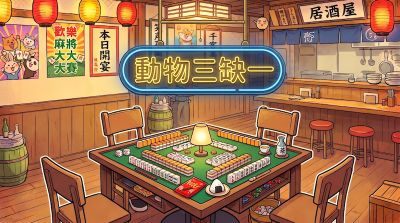 動物三缺一 多人麻將
